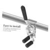HAPINARY 2pcs Wheelchair Brake Accessories Replacement Kit Extend Handles Steel Plastic for Folding Wheelchair view 2