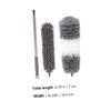 Outanaya Telescopic Dust Cleaning Tool Handheld Duster with Microfiber and Chenille Heads for Household and Car Easy to Install and Bend for Reach Areas view 2