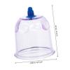 KOMBIUDA Traditional Vacuum Suction Cup Therapy Cupping Can Blue Plastic view 2