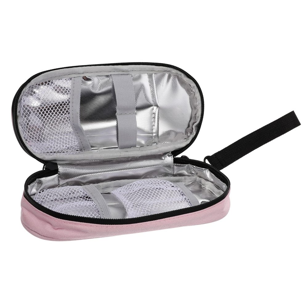 Healeved Insulated Travel Case for Medication Storage Compact Supplies Bag for Pills and Needles and Practical Insulation Pouch