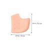 Outanaya 3pairs Breathable Heel Socks Protectors Heel Pad Cushion for Dry Cracked Medical-grade Material Sleeve view 2