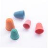 Outanaya 30pcs Rubber Finger Gloves Non- Finger Covers for Counting Sorting and Note Turning Comfortable Fit Orange Green view 4