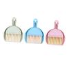 KOMBIUDA 3sets Mini Desktop Cleaning Broom Brush Dustpan Set for Home Office Compact for Keyboard and Desktop Cleaning Blue Green Pink Colors Easy to Use view 1