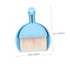 KOMBIUDA 3sets Mini Desktop Cleaning Broom Brush Dustpan Set for Home Office Compact for Keyboard and Desktop Cleaning Blue Green Pink Colors Easy to Use view 2