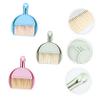 KOMBIUDA 3sets Mini Desktop Cleaning Broom Brush Dustpan Set for Home Office Compact for Keyboard and Desktop Cleaning Blue Green Pink Colors Easy to Use view 4