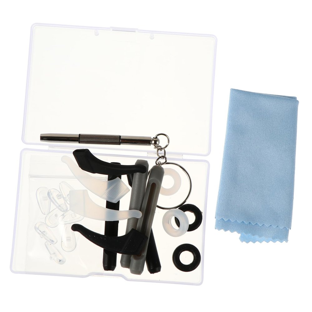 Healeved Slip Glasses Covers Soft Nose Pads Eyeglass Retainer Kit Glasses Accessories Nose Grips
