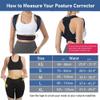 ZOCWJK Adjustable Clavicle Posture Corrector Comfortable Upper Back Brace Men Women Shoulder Neck Support Teenage Students Hunchback Correction Belt Posture Trainer (Black-Large view 2