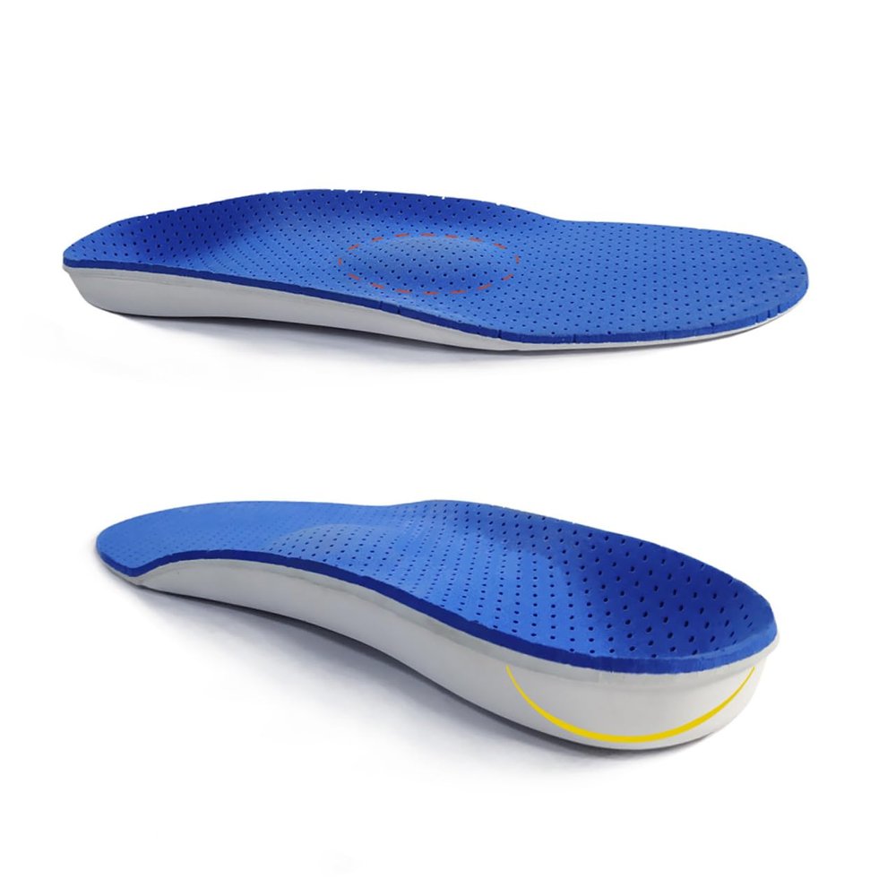 Healeved Orthotic Inserts for Adults Arch Support Shoe Pads Foot Arch Supports Massage Insoles for Foot Pain Relief