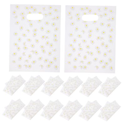 NOLITOY 100pcs Reusable Candy Bags for Party Favors Birthday Goodie Bags Cute Patterns Treat