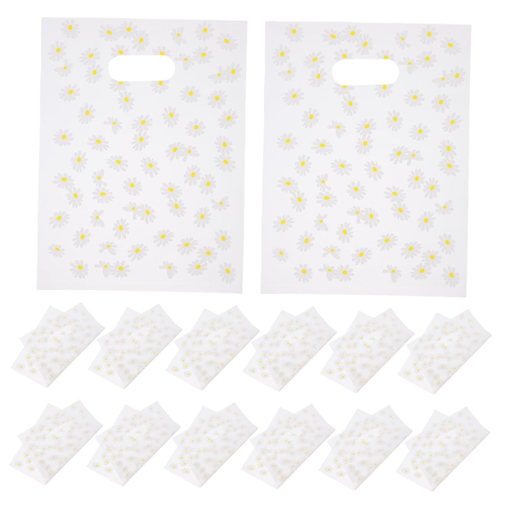 NOLITOY 100pcs Reusable Candy Bags for Party Favors Birthday Goodie Bags Cute Patterns Treat