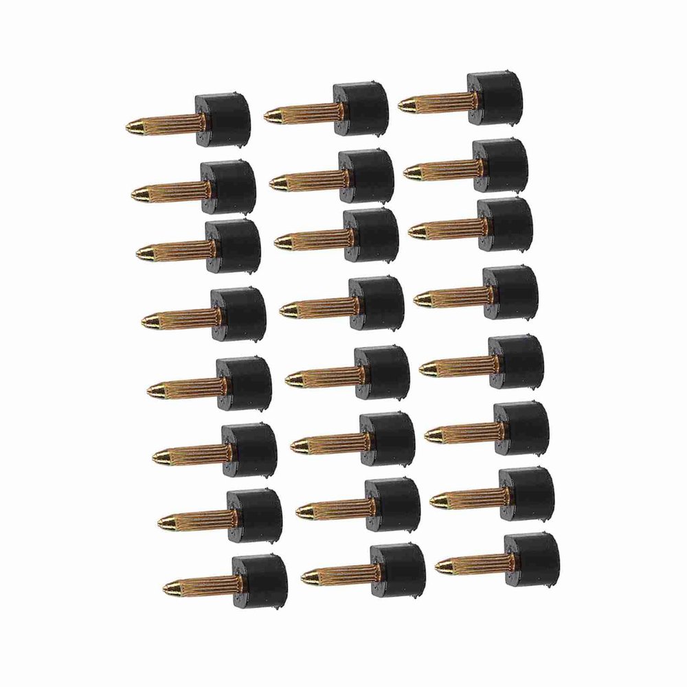24pcs High Heel Replacement Tips Nonslip Shoes Repair Heel Dowels Protector (8x8cm)
