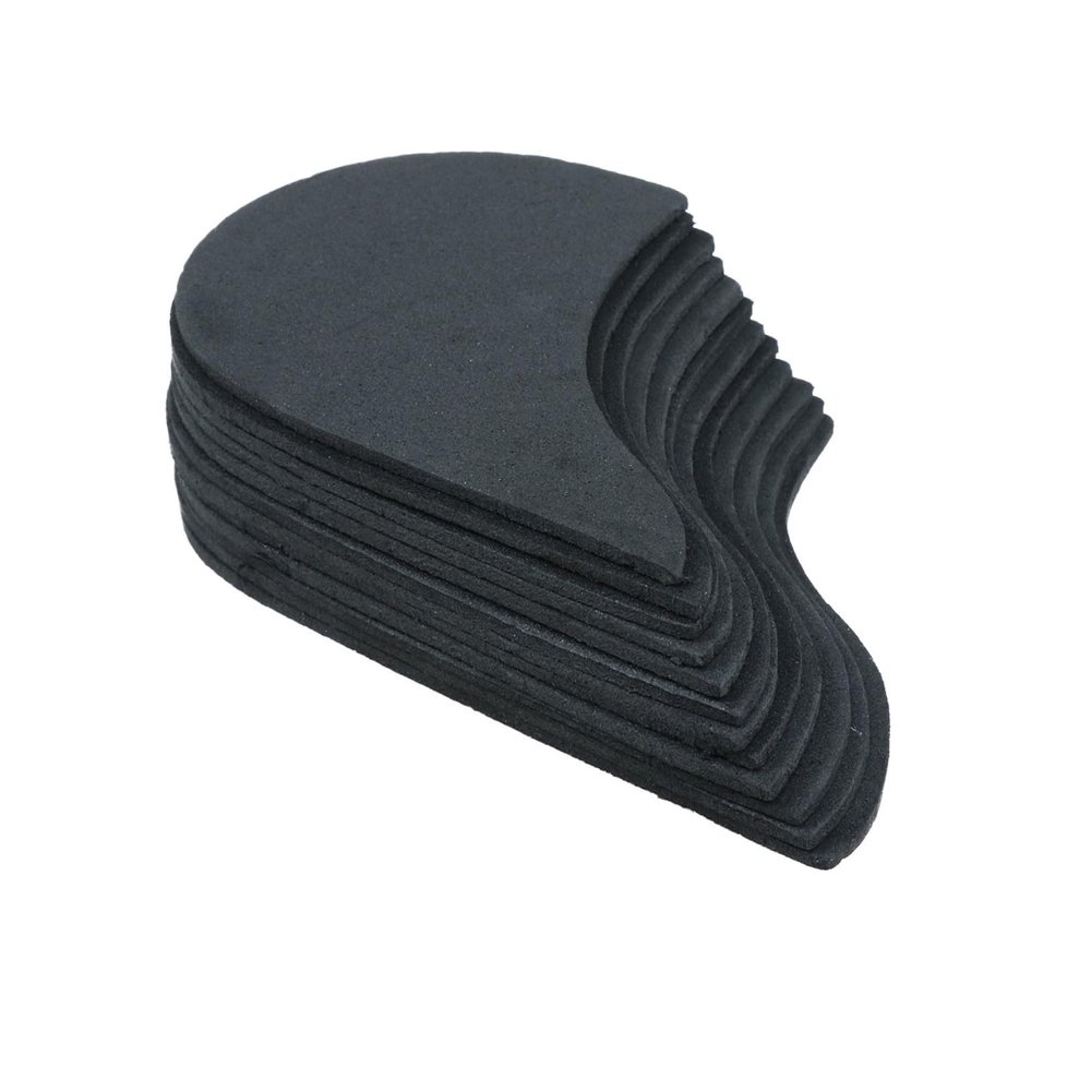 SOESFOUFU Self-Adhesive Height Increase Insoles for Left Foot Comfortable Foam Taller Pad Slip-Resistant Shoe Lift Inserts for Men and Women Washable Elevator Cushion