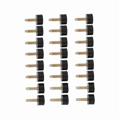 24pcs High Heel Replacement Tips Nonslip Shoes Repair Heel Dowels Protector (13x13cm)