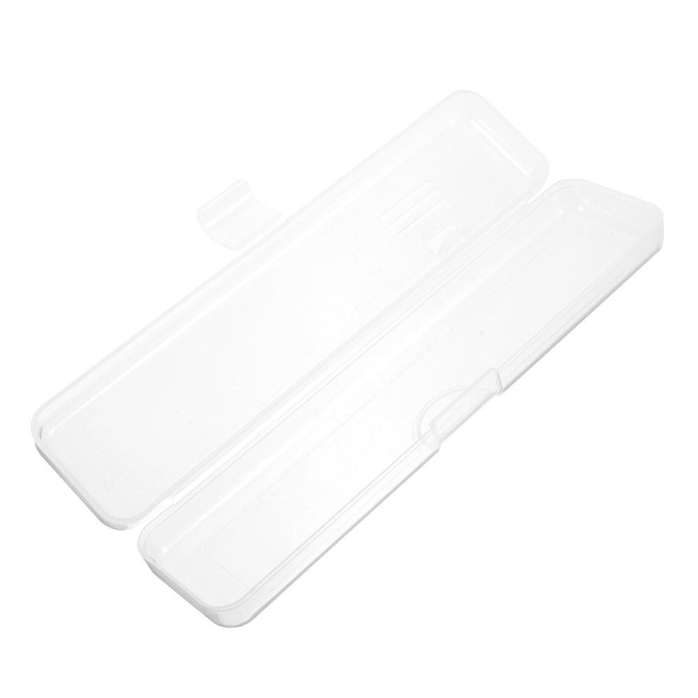 GOOHOCHY Travel Toothbrush Organizer with Portable Holder Compact Storage Box for Toothbrush and Toothpaste for Business Trips Camping and Daily Use