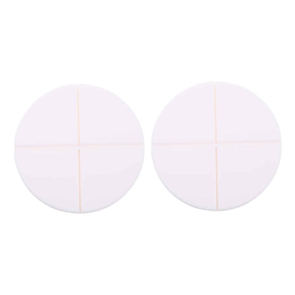 BCOATH 2pcs Portable Compartment Medicine Storage Case for Travel Lightweight Pill Organizer for Daily Dose Management for Vitamins and Supplements