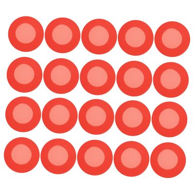 20pcs Silicone Stethoscope Head Covers Portable Protector for Use Hospital and Clinic Accessories Red Stethoscope Head Cover for Accurate Diagnosis