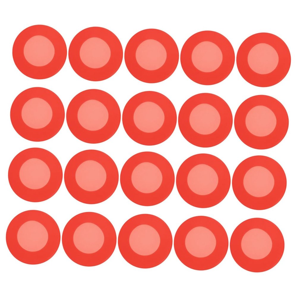 20pcs Silicone Stethoscope Head Covers Portable Protector for Use Hospital and Clinic Accessories Red Stethoscope Head Cover for Accurate Diagnosis