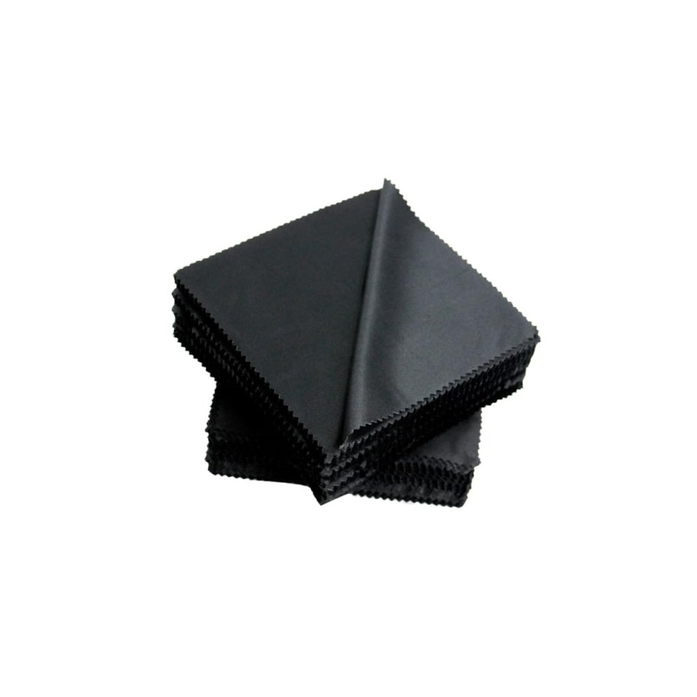 Healeved 100pcs Microfiber Lens Cleaning Cloths Sunglasses Eyeglasses Glasses Cleaner Reusable Portable Cleaning Towel
