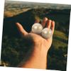 BCOATH 2pcs Elderly Hand Massage Balls Metal Hand Exercise Balls Portable Fitness for Muscle Relief Smooth Palm Massage view 4