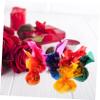 Anneome 21sheets Cellophane Wraps for Craft and Candy Packaging and Transparent Glassine for Colors view 2