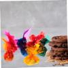 Anneome 21sheets Cellophane Wraps for Craft and Candy Packaging and Transparent Glassine for Colors view 4