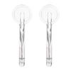 Gogogmee 4pcs Handheld Magnifying Glass Tweezers for Home Repair Lightweight Portable Glass Lens for Jewelry Inspection and Reading Multi-Functional Tool White Design view 1