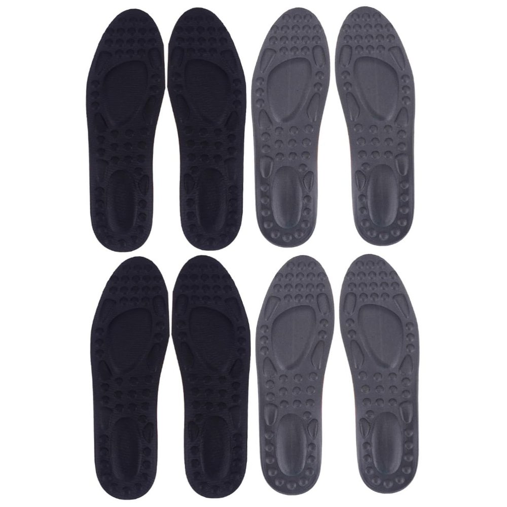 Healeved 4pairs Sweat Walking Insoles Comfortable Non-Slip and Inserts for Shoes