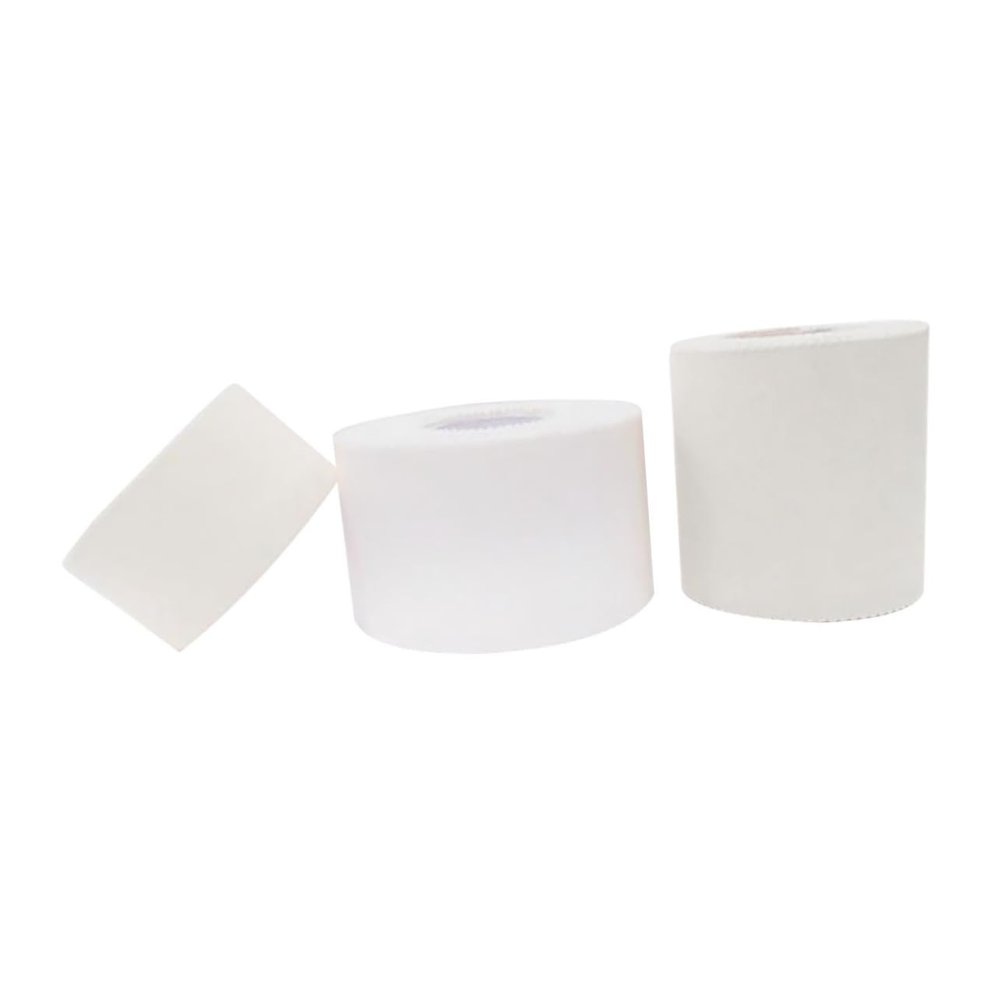 NOLITOY 3rolls Breathable Cotton Athletic Tape for Sprains for Injury Support and Recovery Comfortable and Easy to Cut