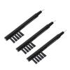 BUTIFULSIC 5pcs U-Shaped Hearing Aid Cleaning Brush with Wax and Magnet for Easy Maintenance Durable Design for Hearing Amplifiers Black view 1