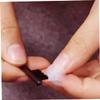 BUTIFULSIC 5pcs U-Shaped Hearing Aid Cleaning Brush with Wax and Magnet for Easy Maintenance Durable Design for Hearing Amplifiers Black view 4