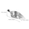 ABOOFAN 3pcs Handheld Dustpan Creative Garbage Shovel for Daily Use Portable Trash Shovel for Home Office Cleaning Multi-Functional Tool for Tea Pet Food More view 2