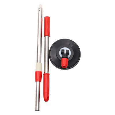 Gogogmee Stainless Steel Mop Rod Replacement Pole for Swifter Spin Right Mop Easy Install Swivel Head