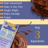 Bon Appesweet Date Sweetened Chocolate Bar - Deep Dark Chocolate | 2.2 Ounce (Pack of 3) | Organic, Zero Added Sugar, 70% Cacao, Plant Based, Dairy Free, and Guilt Free! view 3