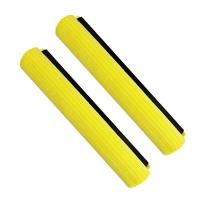 Mikinona 2pcs Cedar Mop Head Replacement Sponge Mop Refill for Wet Dry Cleaning Easy Install Accessory