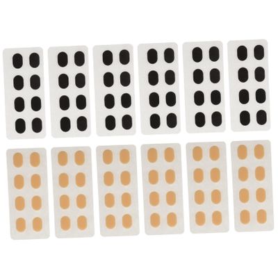 COOLHIYA 80pairs Skid Eyeglass Nose Pads Soft Sponge Cushions for Comfort and Stability Includes Each of Flesh and Nose Pads Lightweight and Breathable Design