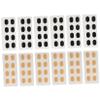 COOLHIYA 80pairs Skid Eyeglass Nose Pads Soft Sponge Cushions for Comfort and Stability Includes Each of Flesh and Nose Pads Lightweight and Breathable Design view 1