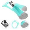 CIMAXIC Nail Clipper Magnifying Glass for Seniors Portable Nail Grooming Tool for Safe and Easy Toenail Comfortable Grip for Home and Professional Use view 3