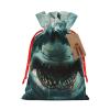YKJJFVZ Shark Cum Print Versatile Drawstring Christmas Gift Bags,Burlap Material,Xmas Wrapping Bags,Candy Bags view 1