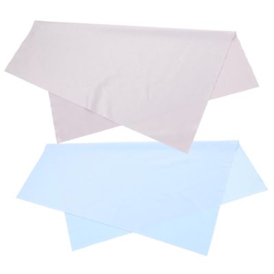 COOLHIYA 2pcs Microfiber Screen Cleaning Cloth Eyeglass for Lenses Phones Tablets Electronics Oil Stain Fingerprint Remover Blue Gray