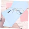 COOLHIYA 2pcs Microfiber Screen Cleaning Cloth Eyeglass for Lenses Phones Tablets Electronics Oil Stain Fingerprint Remover Blue Gray view 3