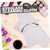 COOLHIYA 2pcs Microfiber Screen Cleaning Cloth Eyeglass for Lenses Phones Tablets Electronics Oil Stain Fingerprint Remover Blue Gray view 4