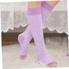 SOESFOUFU Women s Thigh High Compression Socks Purple Slimming Stockings for Varicose Vein Prevention Comfortable Elastic Fit Fits Ladies view 3
