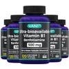 2 in 1 Enhanced Formula: Vitamin B1 with Benfotiamine 500mg, Fat Soluable Supplement of Vitamin B-1, 500 mg - 120 Capsules (5) view 1