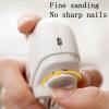 3 in 1 Automatic Electric Nail Clipper with Polishing, Convenient and Safe Nail Trimmer, Electric Nail Trimmer with 2 Adjustable Speeds, Nail Cutter with Light for Kids, Adults(White) view 3