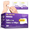 100 CT Adhesive Remover Wipes Strong & Effective Skin Adhesive Remover 2 Ply 2.56x1.18in (6.5x3cm) Medical Adhesive Remover for Bandage, Tape, Dressings, and Ostomy Residue - By Livaclean Health view 1