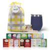 Tea Gift Set for Women & Men  Includes Assorted Teas, Elegant Mug & Honey (Blue) view 1