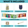 Tea Gift Set for Women & Men  Includes Assorted Teas, Elegant Mug & Honey (Blue) view 2