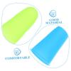 KOMBIUDA 10pcs Silicone Finger Protective Cover Anti-scalding Non-Slip Fingertip Sleeves for Cooking Crafting and Gaming Blue Green Large Medium Small view 3