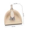 SKISUNO Durable Mini Broom Dustpan Set for Home Use Versatile Cleaning Supplies for Desktop Living Room and Pet Care Compact Design with Hanging Storage view 2