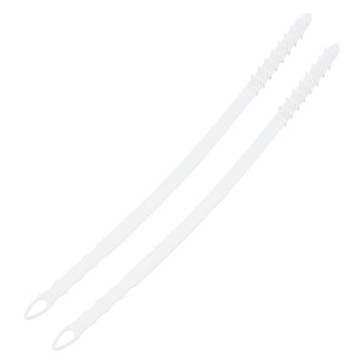 KOMBIUDA 2pcs Nylon Bristles Dryer Lint Brush Cleaning Brush for Washer Machine Dryer Vent